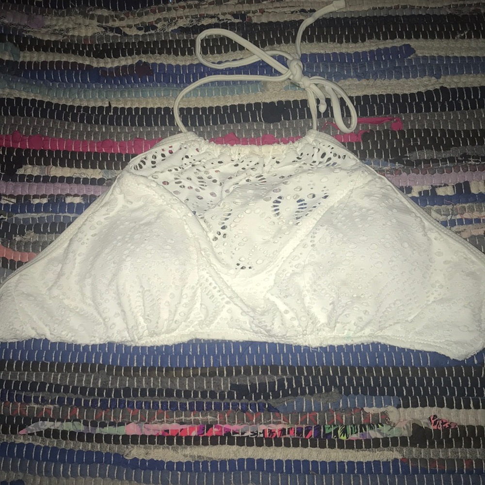 White bikini top